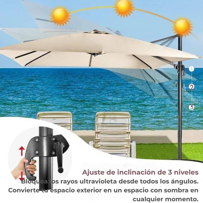Sombrilla de jardín Beige