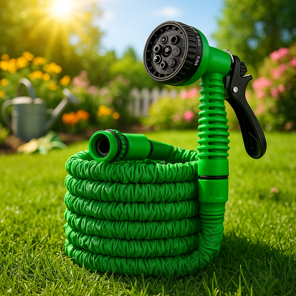 Aquaflex|Manguera extensible para riego|8 modos de chorro a alta presión