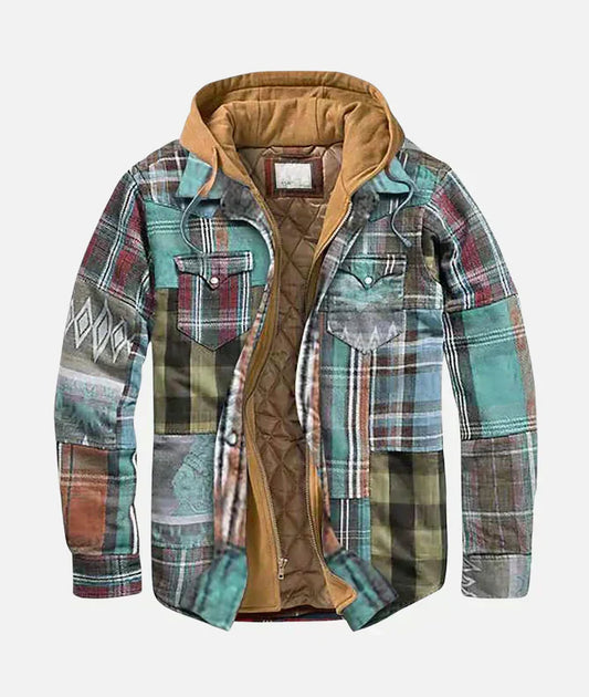 Savrani™ | Chaqueta a cuadros patchwork