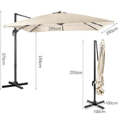 Sombrilla de jardín Beige
