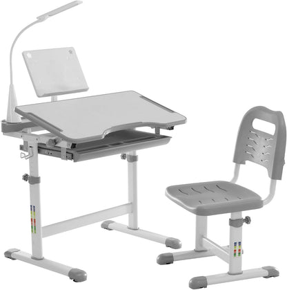 EduSpark Kids Study Hub - Conjunto funcional de escritorio y silla