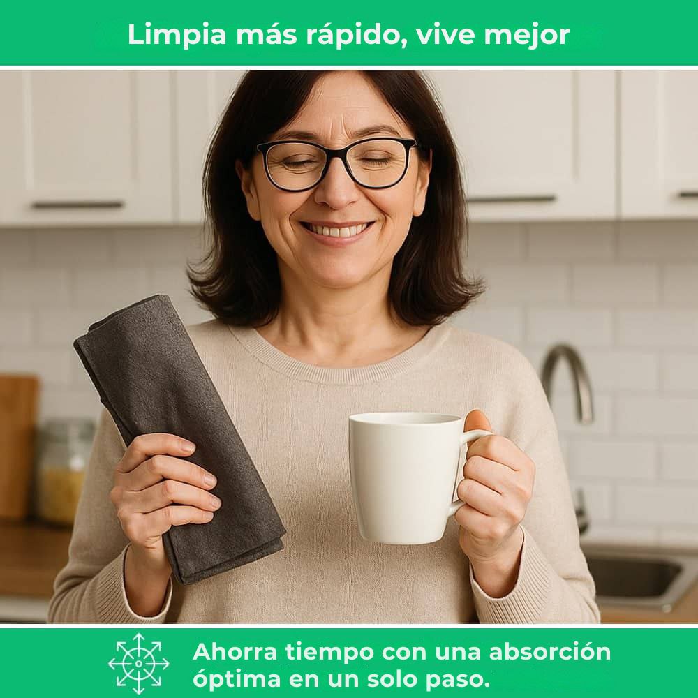 MagicClean - Paño de nanofibra ultraabsorbente antical