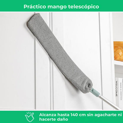 Plumero telescópico ultraplano para espacios de difícil acceso